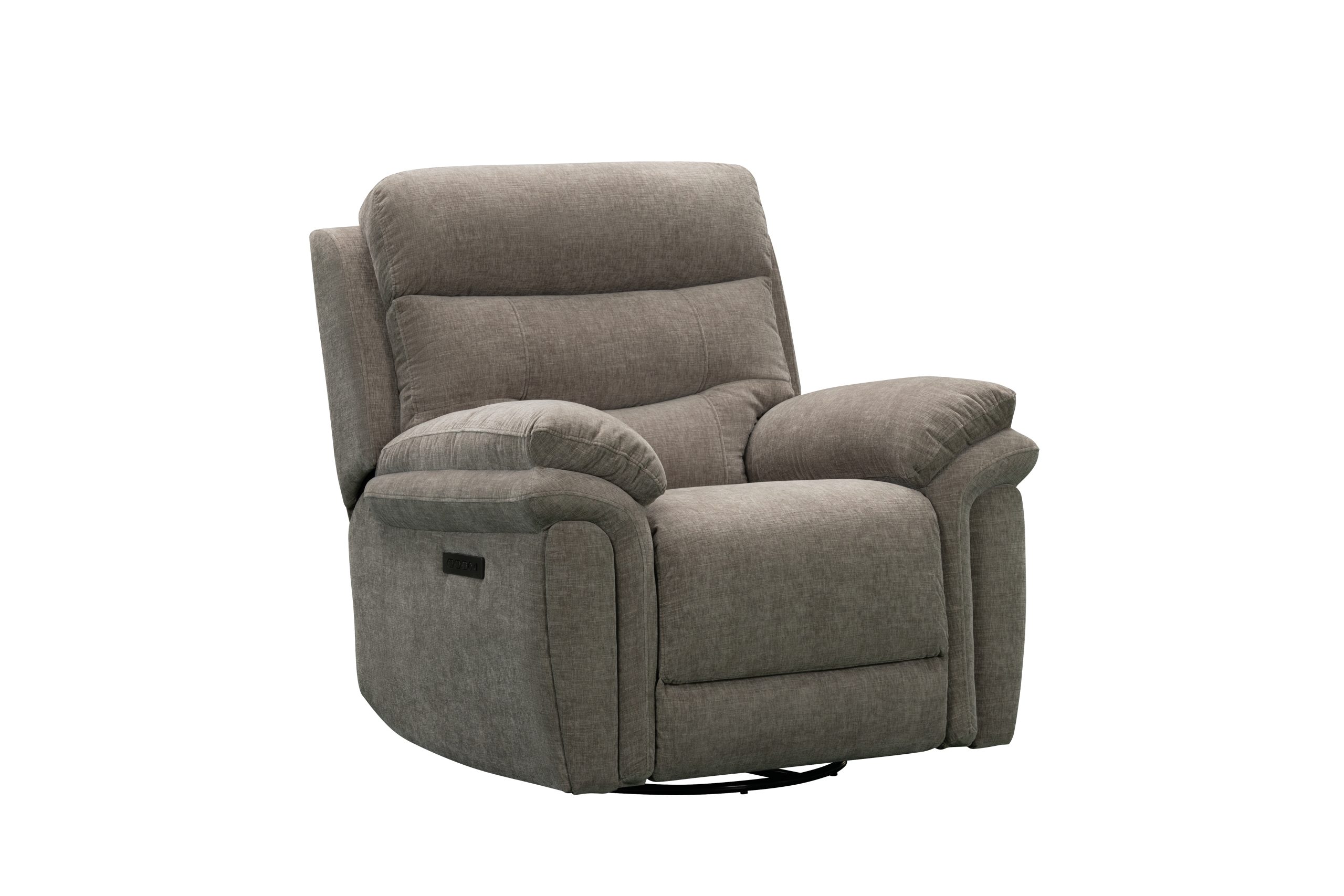 SAR 5,3503,210  Capri Power Glider Recliner with SwivelFabric Taupe