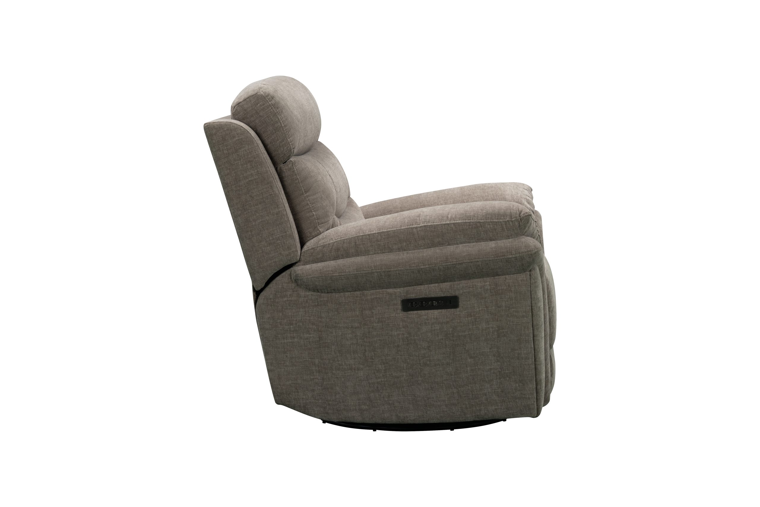 SAR 5,3503,210  Capri Power Glider Recliner with SwivelFabric Taupe