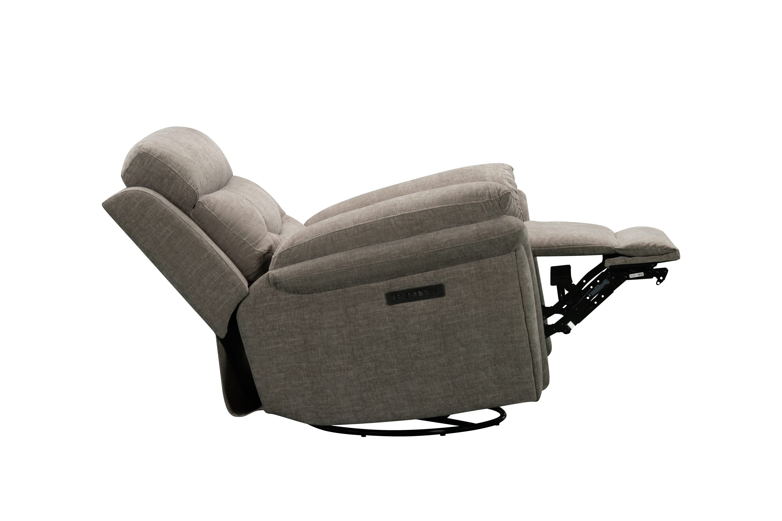 SAR 5,3503,210  Capri Power Glider Recliner with SwivelFabric Taupe