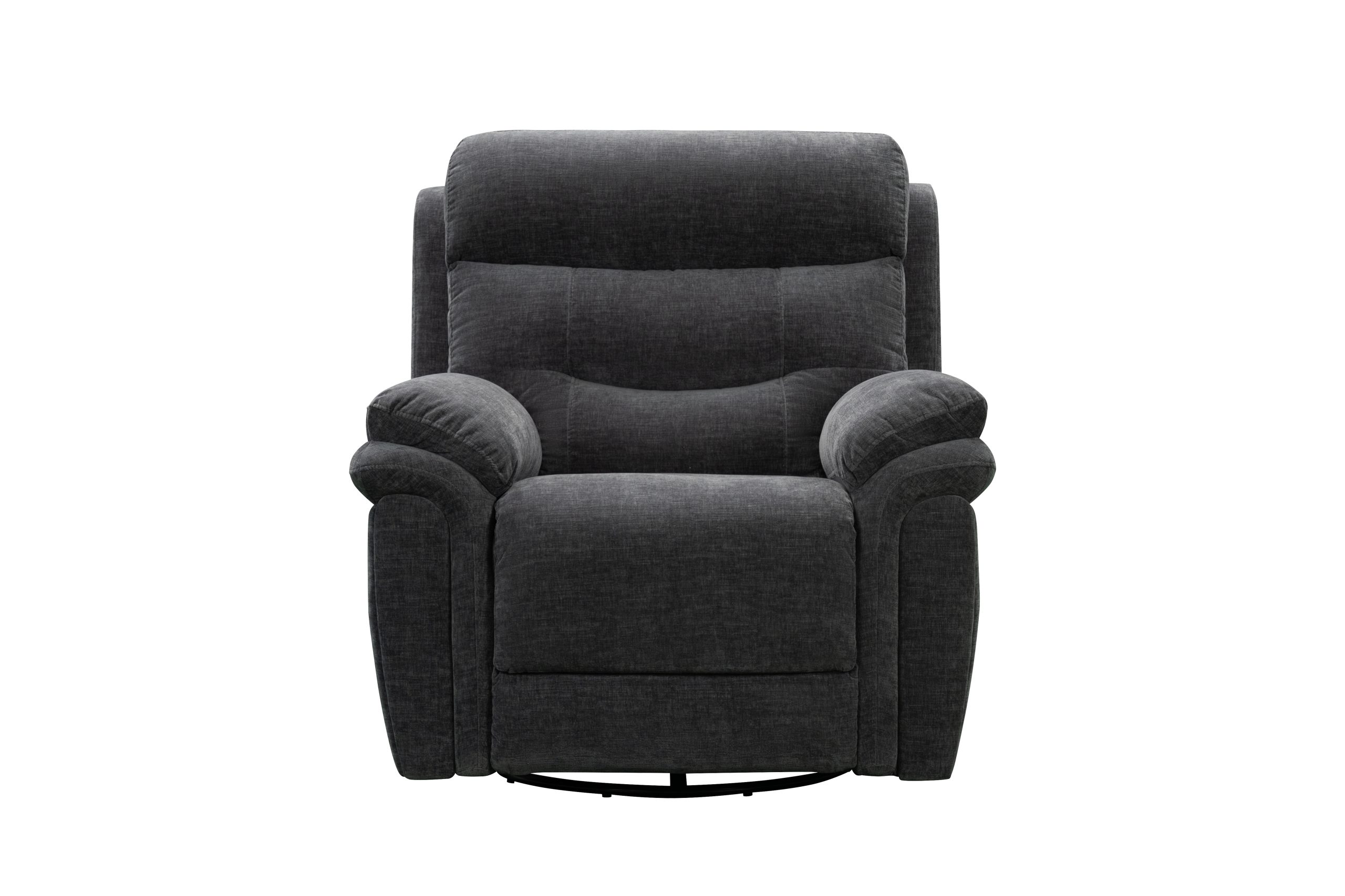 SAR 5,3503,210  Capri Power Glider Recliner with SwivelFabric Charcoal Grey