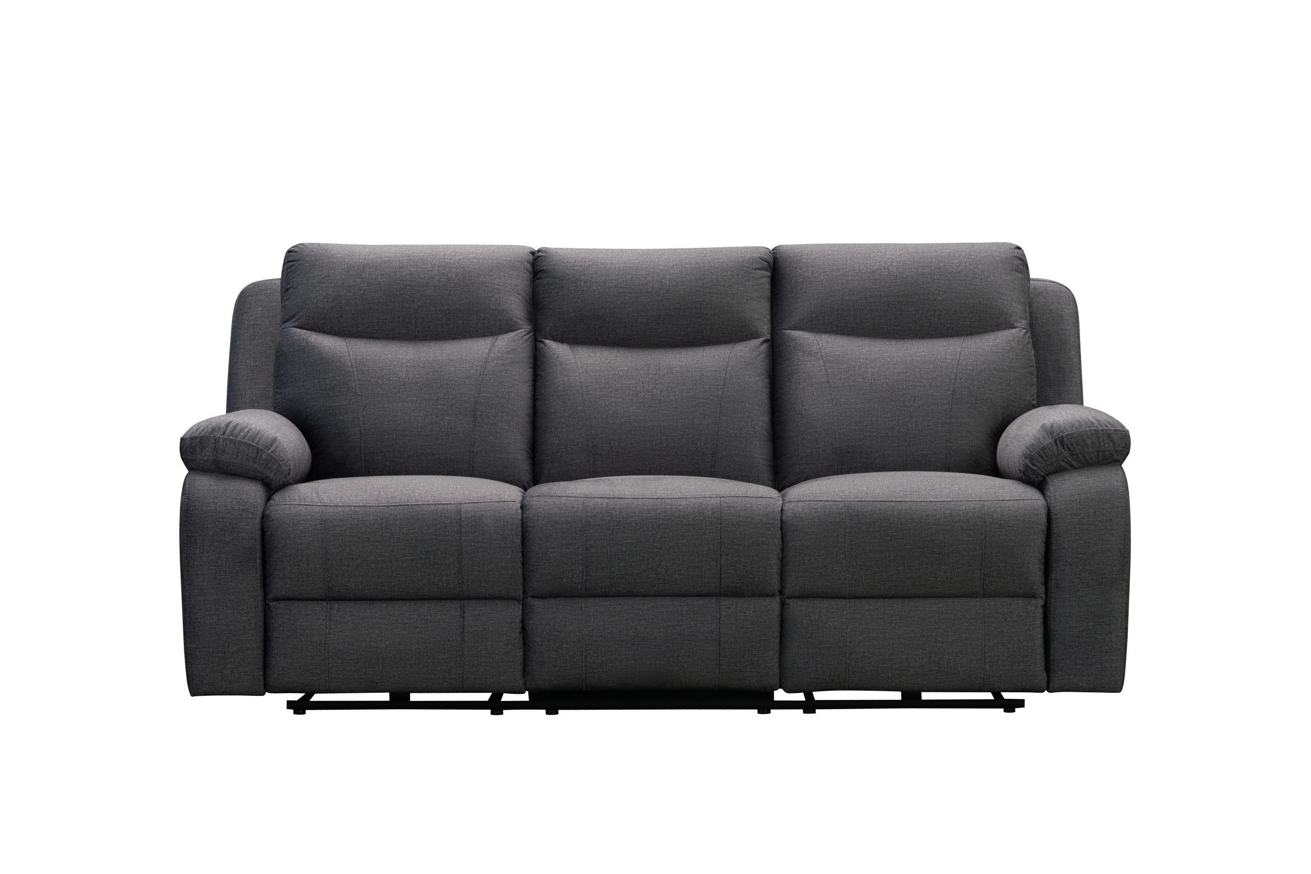 SAR 9,9505,970 Vinson Power Sofa with Table  Fabric Charcoal Grey