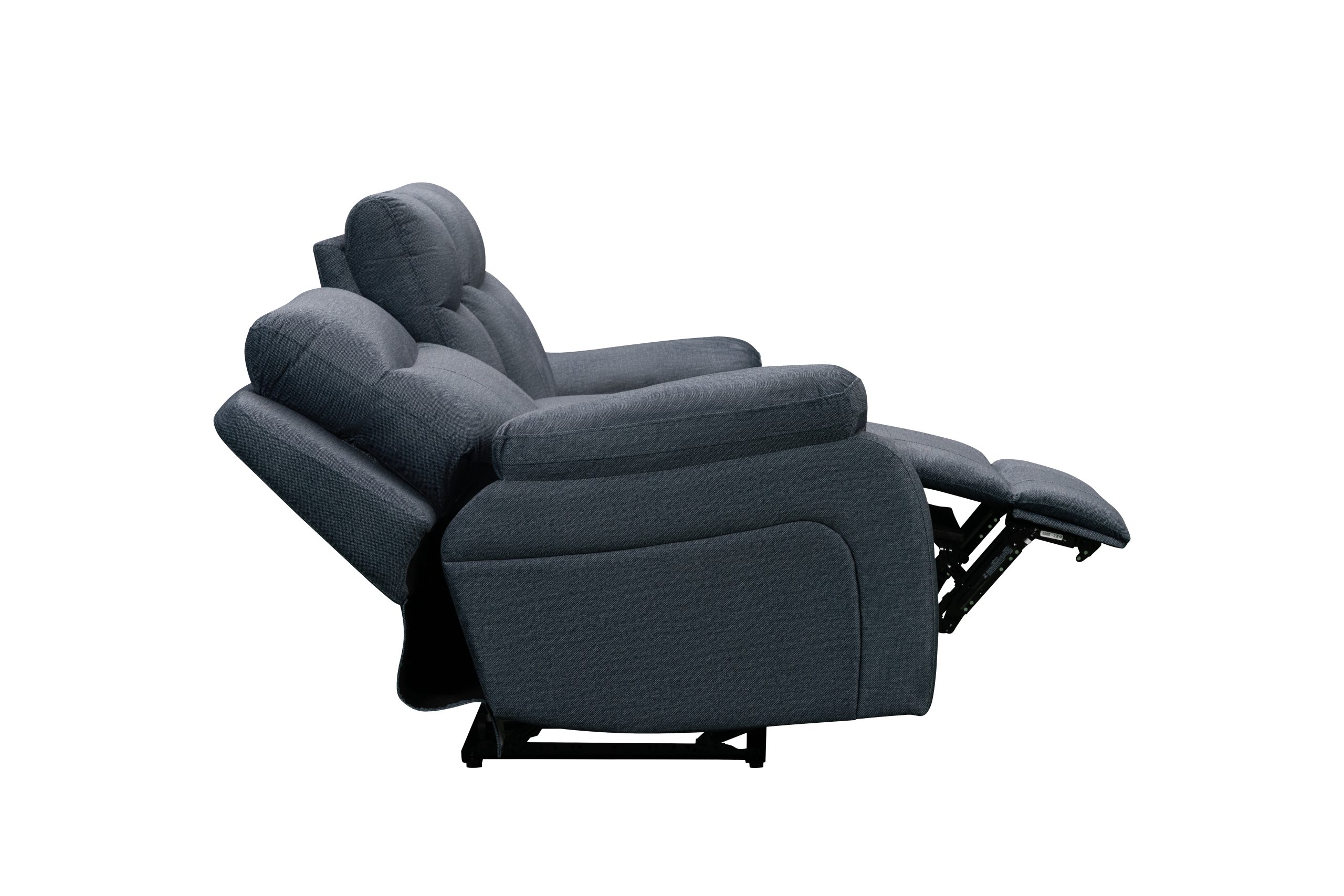 SAR 10,3506,210 Vinson Power Loveseat with Console Fabric Steel Blue