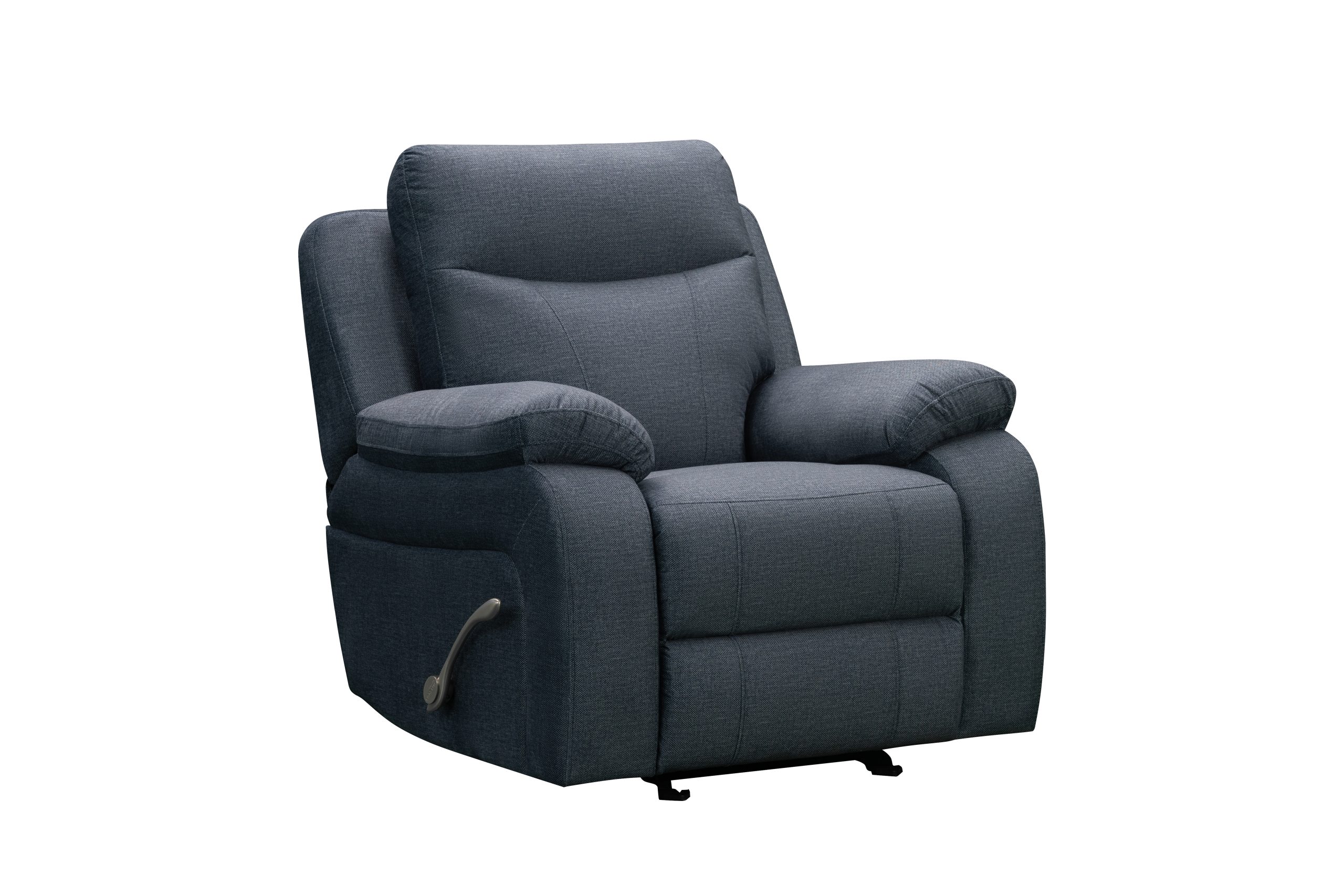 SAR 3,7002,100 Vinson Manual Recliner  Fabric Steel Blue