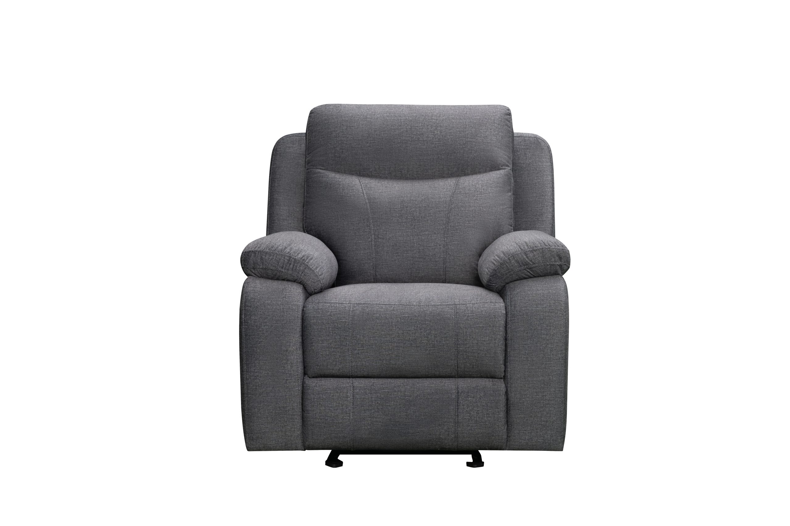 SAR 5,1503,090 Vinson Power Glider Recliner Fabric Charcoal Grey