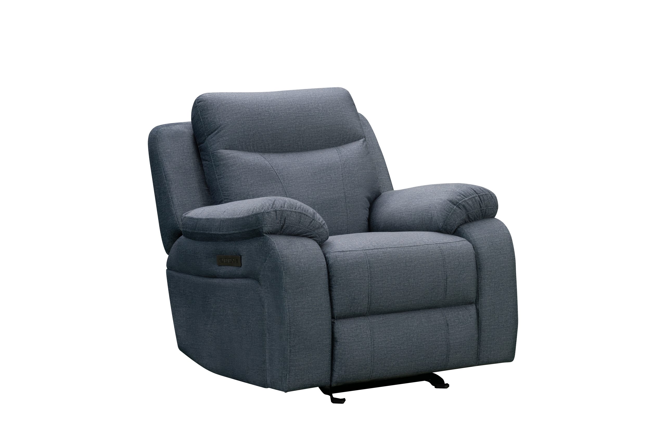 SAR 5,1503,090 Vinson Power Glider Recliner  Fabric Steel Blue