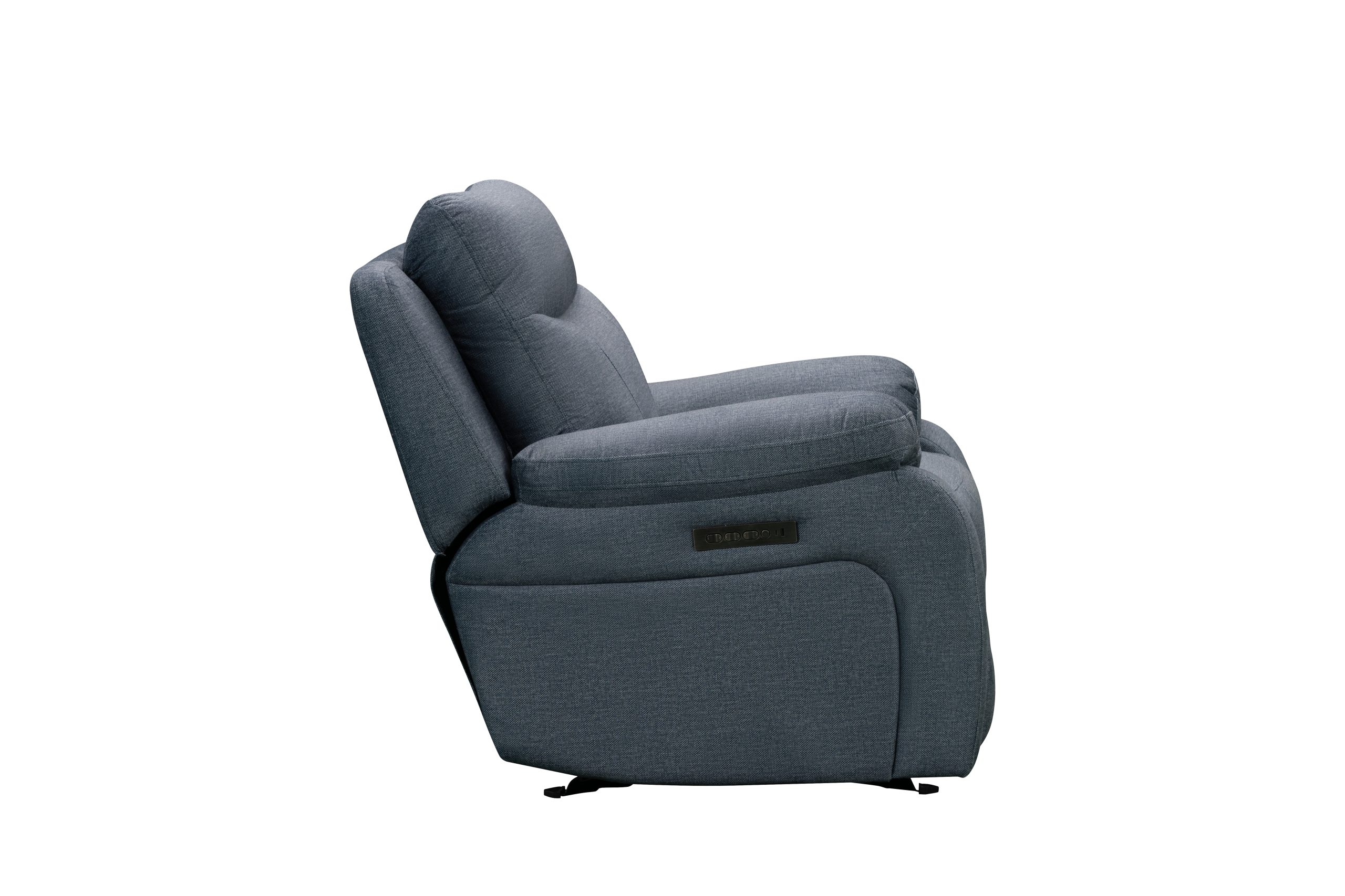 SAR 5,1503,090 Vinson Power Glider Recliner  Fabric Steel Blue