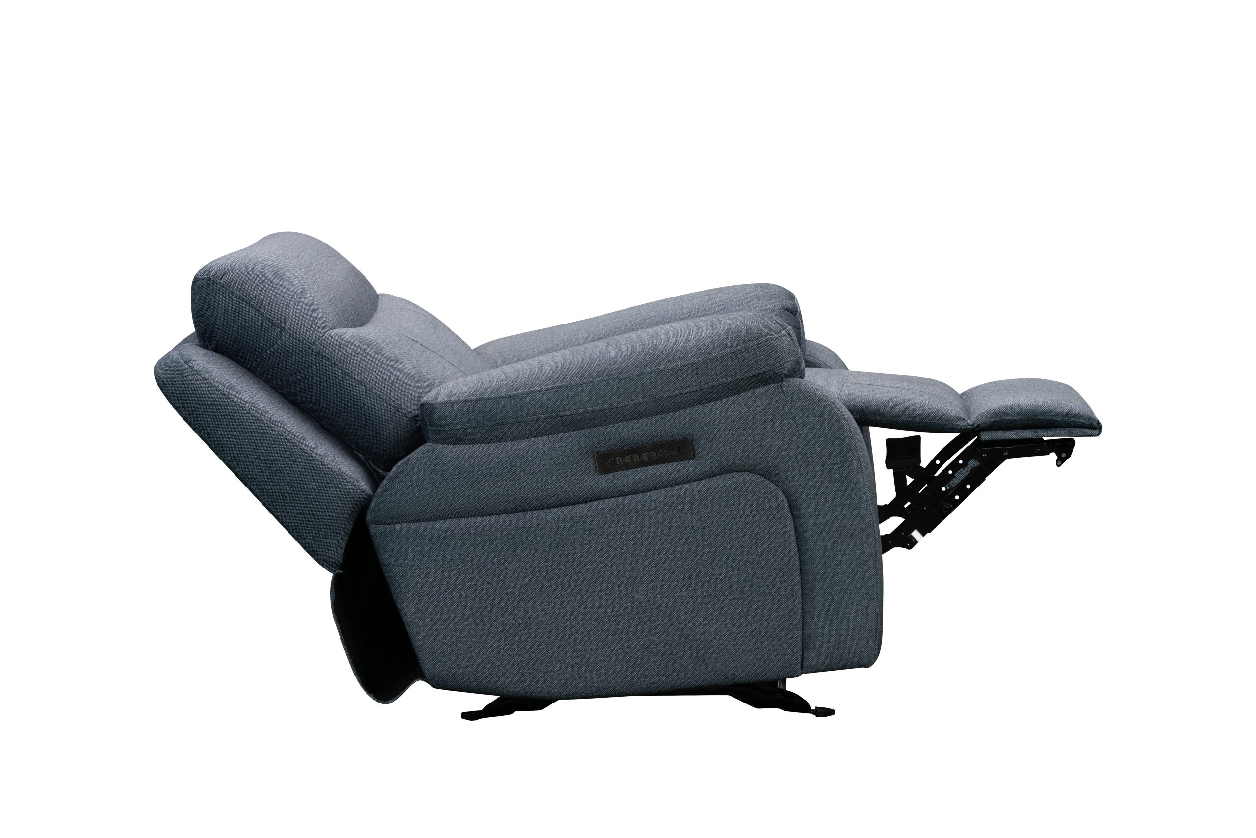 SAR 5,1503,090 Vinson Power Glider Recliner  Fabric Steel Blue