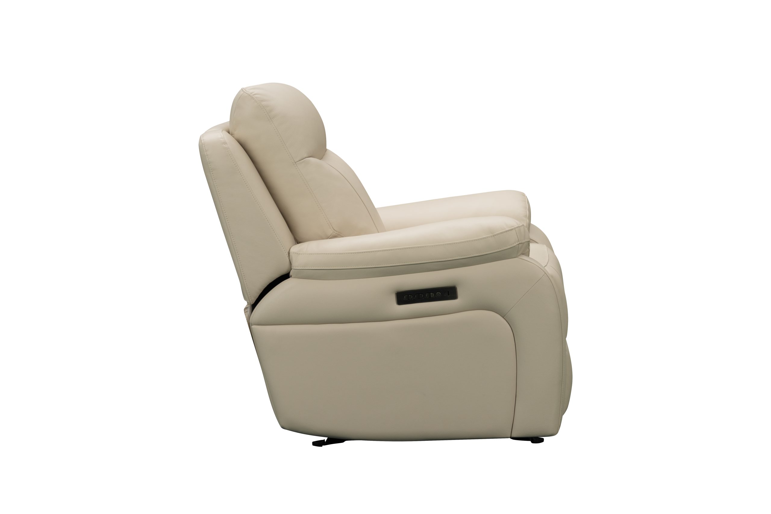SAR 6,4503,870 Vinson Power Glider Recliner  Leather Ivory
