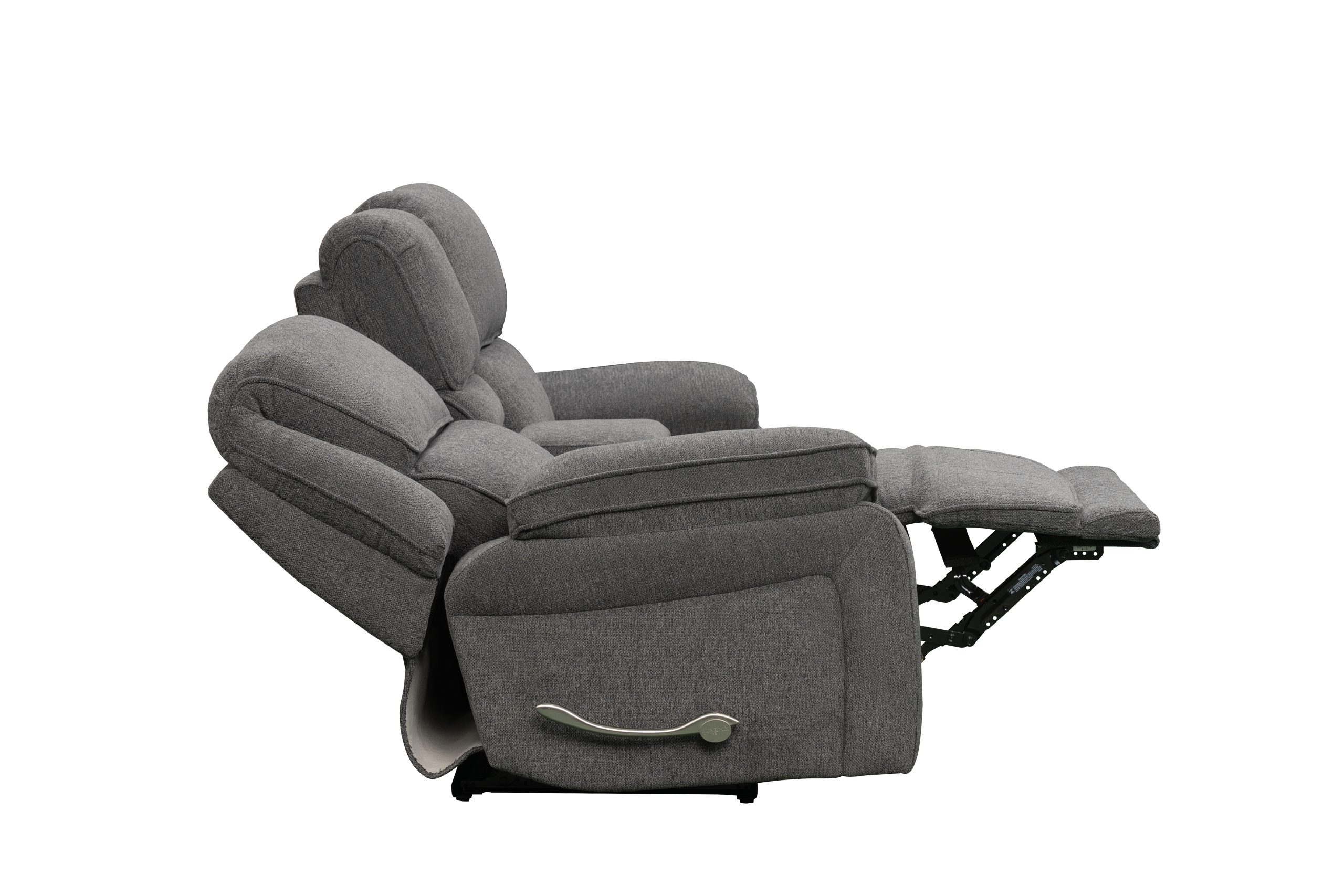 SAR 7,1504,290  Douglas Manual Loveseat with Console,   Fabric Dark Grey