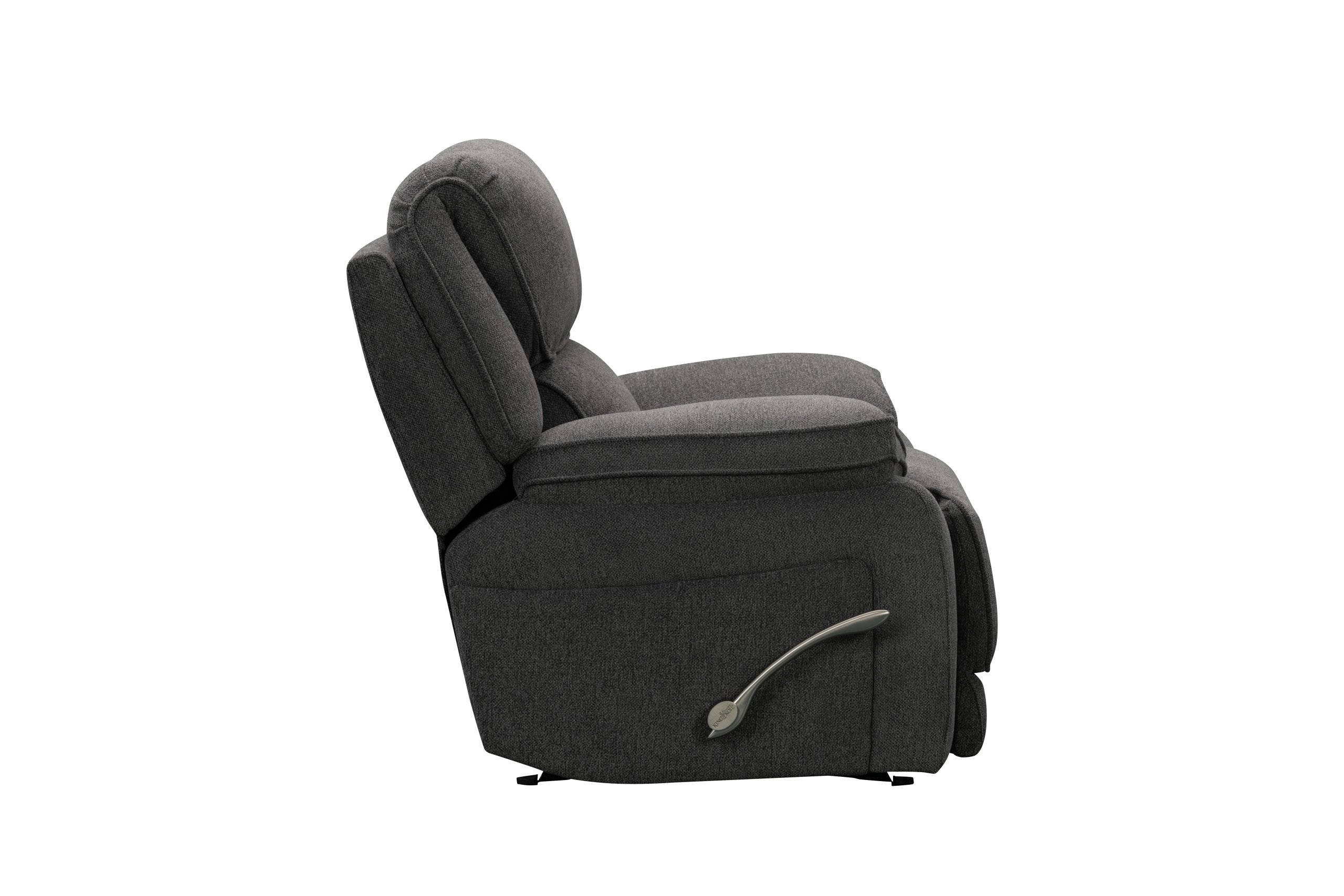 SAR 3,6002,160  Douglas Manual Rocker Recliner Fabric  Dark Grey