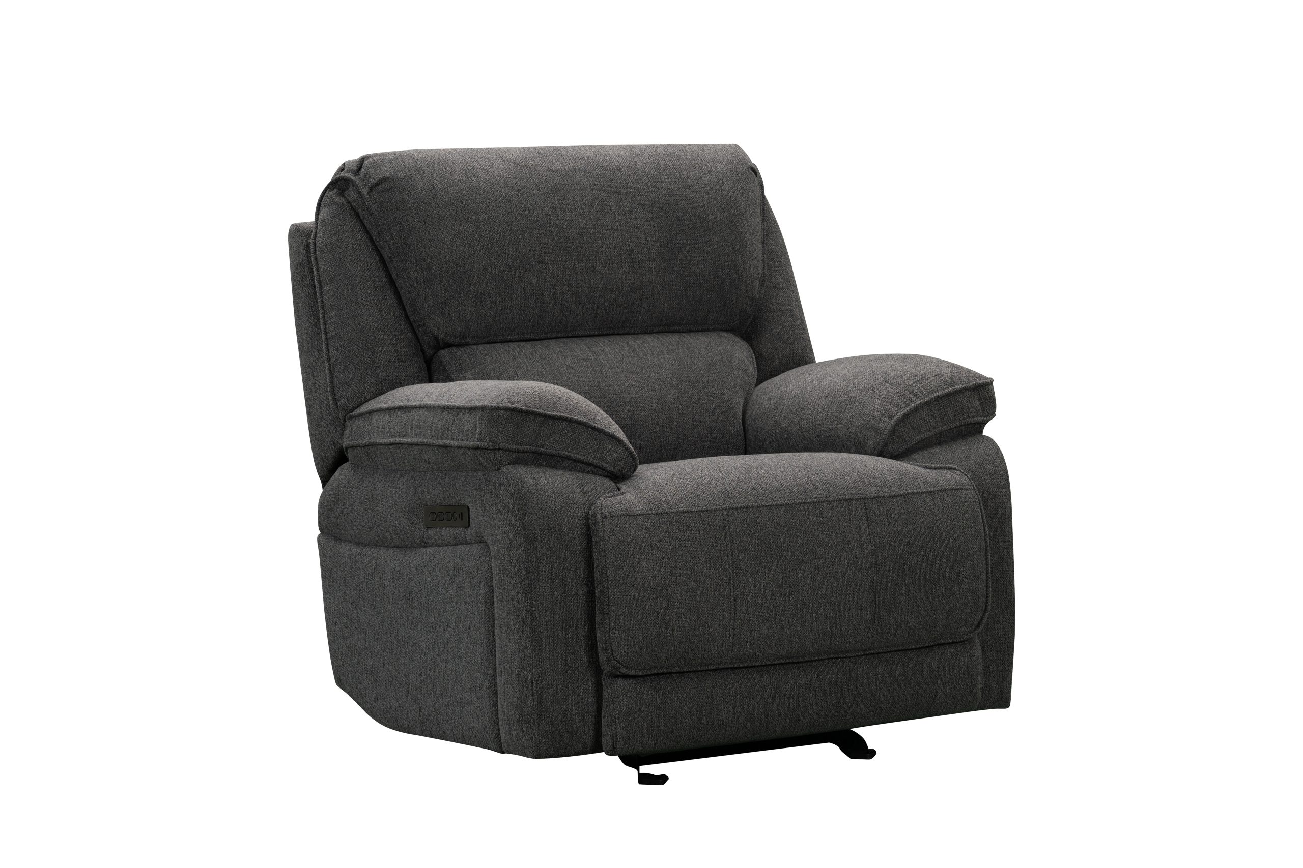 SAR 5,2503,150  Douglas Power Glider Recliner Fabric Dark Grey