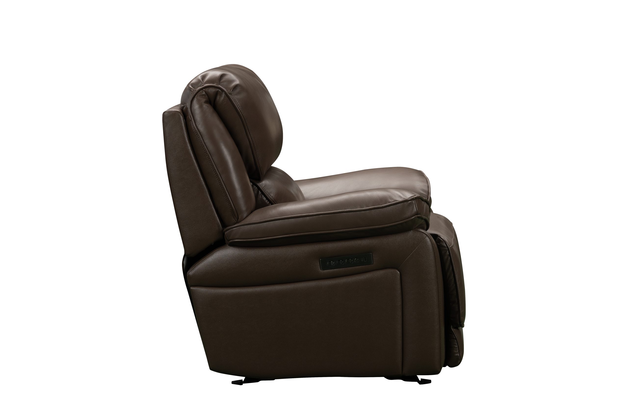 SAR 6,6503,990  Douglas Power Glider Recliner  Leather Dark Brown