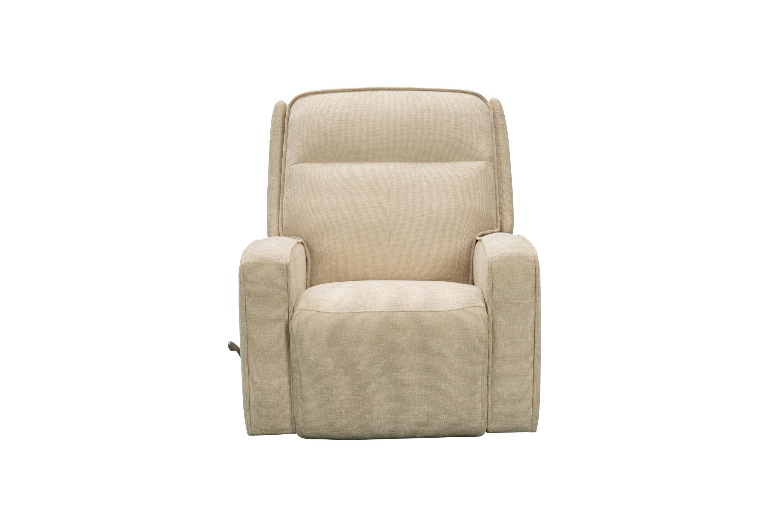 SAR 3,7502,250  Cole Manual Glider Recliner with SwivelFabric Butter Cream