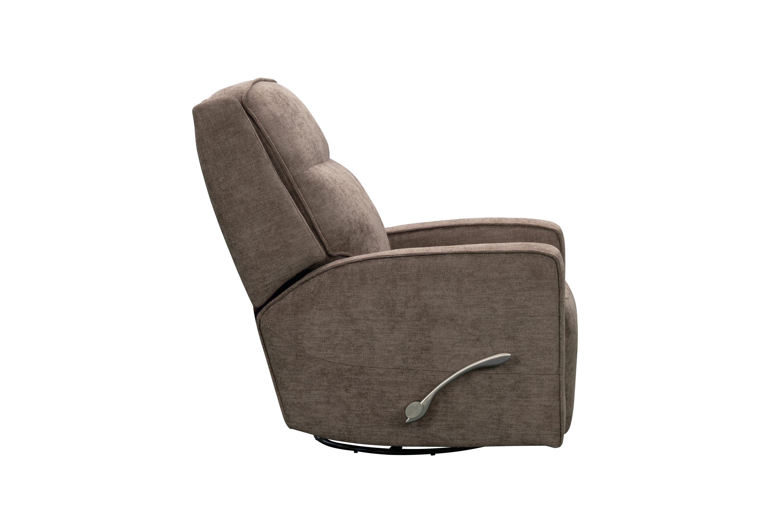 SAR 3,7502,250  Cole Manual Glider Recliner with SwivelFabric Warm Brown