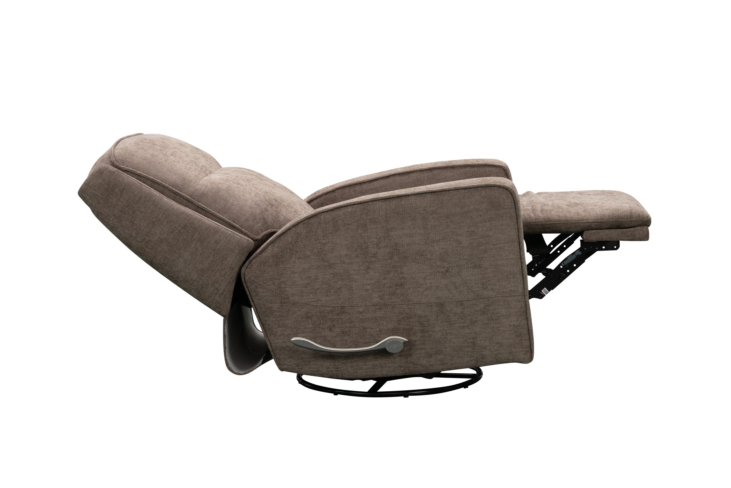 SAR 3,7502,250  Cole Manual Glider Recliner with SwivelFabric Warm Brown