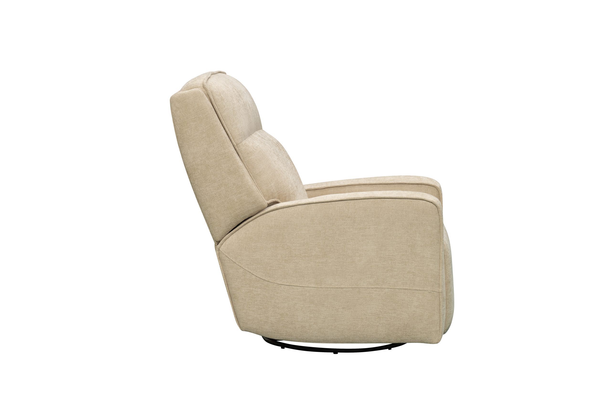 SAR 5,2003,120  Cole Power Glider Recliner with SwivelFabric Butter Cream